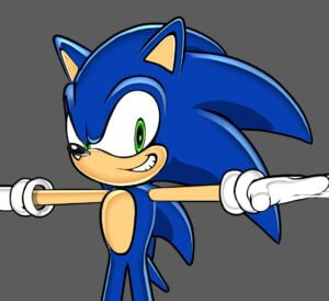 Read more about the article Fans Create Impressive 3D Uekawa-Style Sonic Model