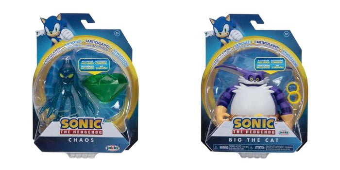 Read more about the article Chaos 0 and Big the Cat Figures to Be Part of Wave 11 From JAKKS Pacific Sonic Line