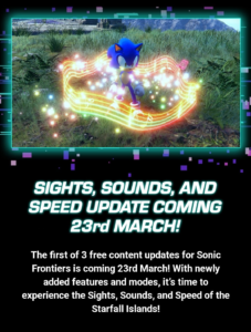 Read more about the article Sonic Frontiers Content Update 1 to be Released on March 23rd UPDATED