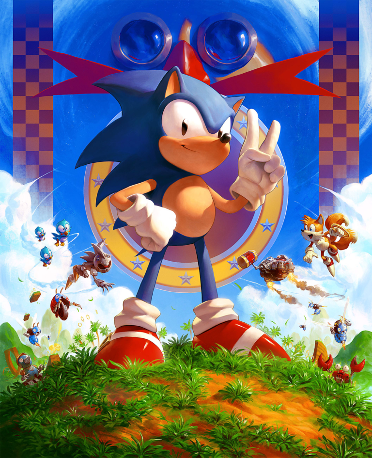 Read more about the article Cook and Becker Announce New Sonic the Hedgehog Art Print