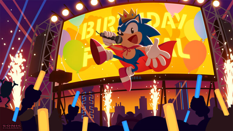 Read more about the article New Sonic Channel Art Shows Sonic’s Birthday Live Event That Promises an Energetic and Extravagant Celebration!