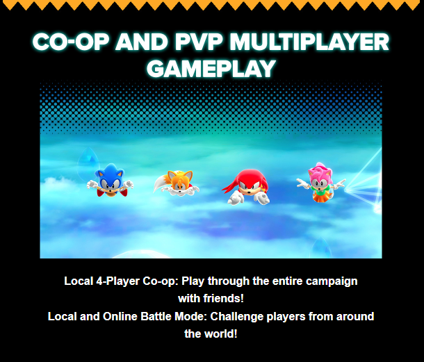 Read more about the article Sonic Superstars Amps Up Multiplayer with Local and Online Battle Mode
