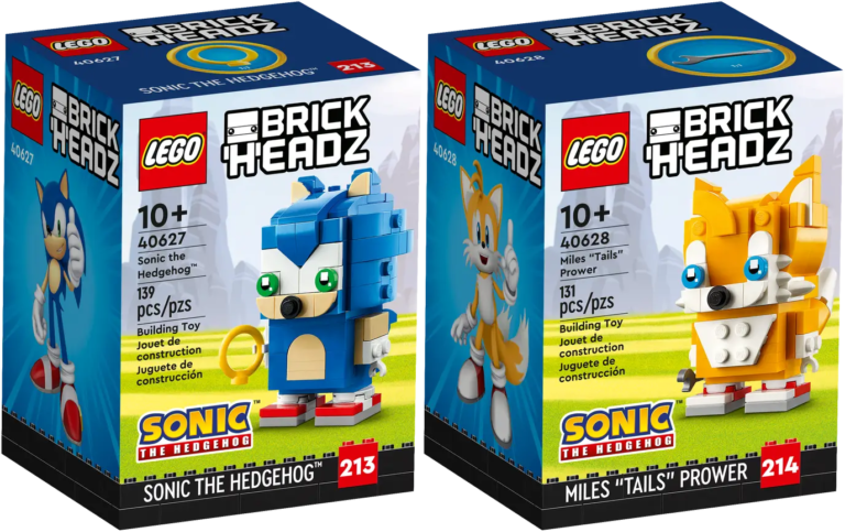 Read more about the article Sonic and Tails BrickHeadz Releasing on September 1st, 2023