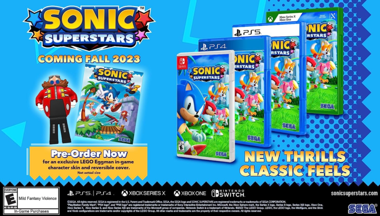 Read more about the article Sonic Superstars is Getting Free LEGO DLC and Pre-Order Bonuses