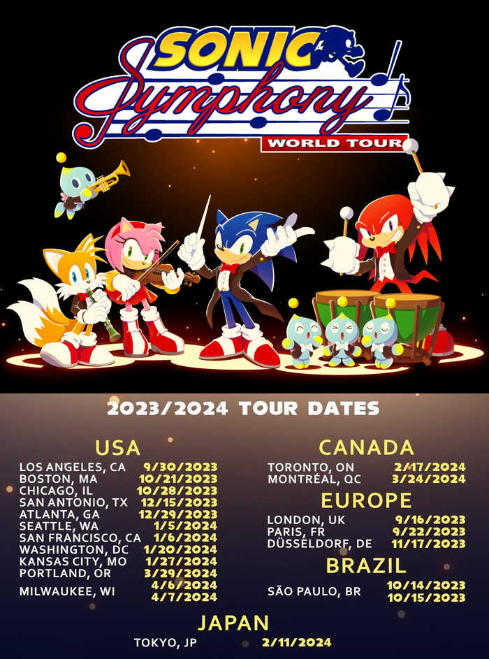 Read more about the article Two More Tour Dates Announced for Sonic Symphony World Tour