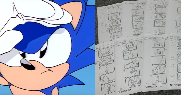Read more about the article Naoto Ohshima Shares Never Before Seen Sonic CD Opening Cutscene Storyboards