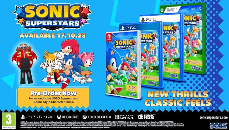 Sonic Superstars Cel-Shaded Skins Now Available as Pre-Order Bonus on Amazon UK