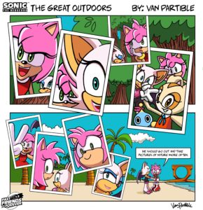 Read more about the article Johnny Bravo Creator Featured in Latest Fast. Friends. Forever. Sonic Comic