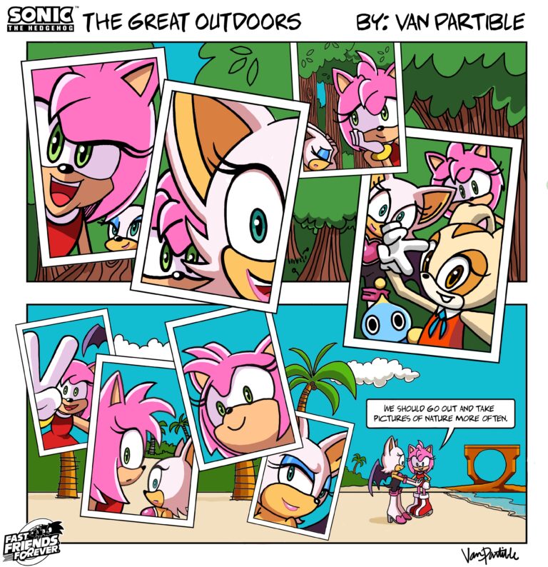 Read more about the article Johnny Bravo Creator Featured in Latest Fast. Friends. Forever. Sonic Comic