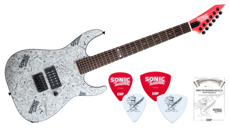 Classic Sonic ESP Guitar Now Available in Japan