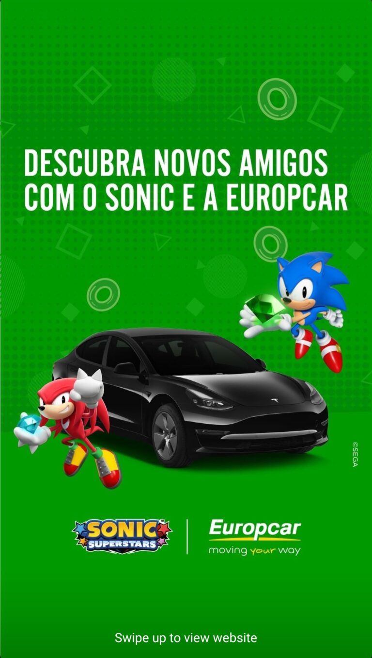 Read more about the article Europcar Partners Up with SEGA to Promote Sonic Superstars
