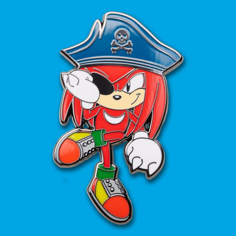 European SEGA Shop's Pin of the Month of October is Pirate Knuckles!