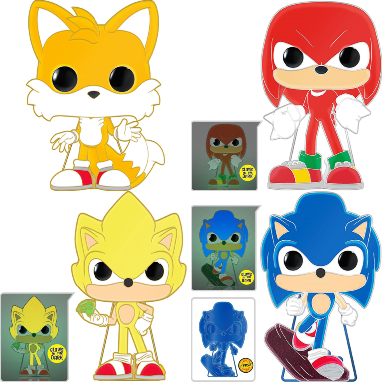Sonic the Hedgehog Funko Pop! Pins Available for Pre-Order