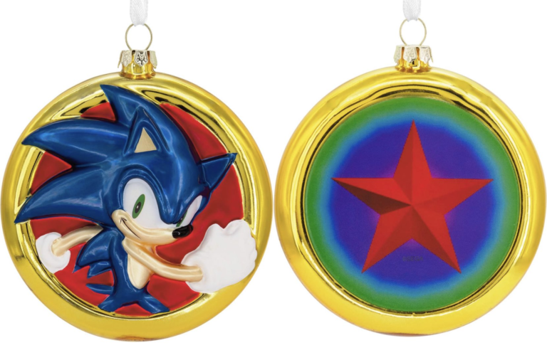 Hallmark Releases Sonic the Hedgehog Blown Glass Christmas Ornament