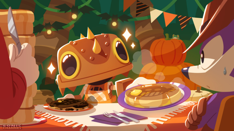 October's Sonic Pict - Celebrate Halloween With Some Pancakes!