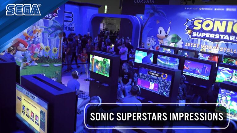 SEGA Releases Sonic Superstars Players' Reaction Video from GamesCom 2023