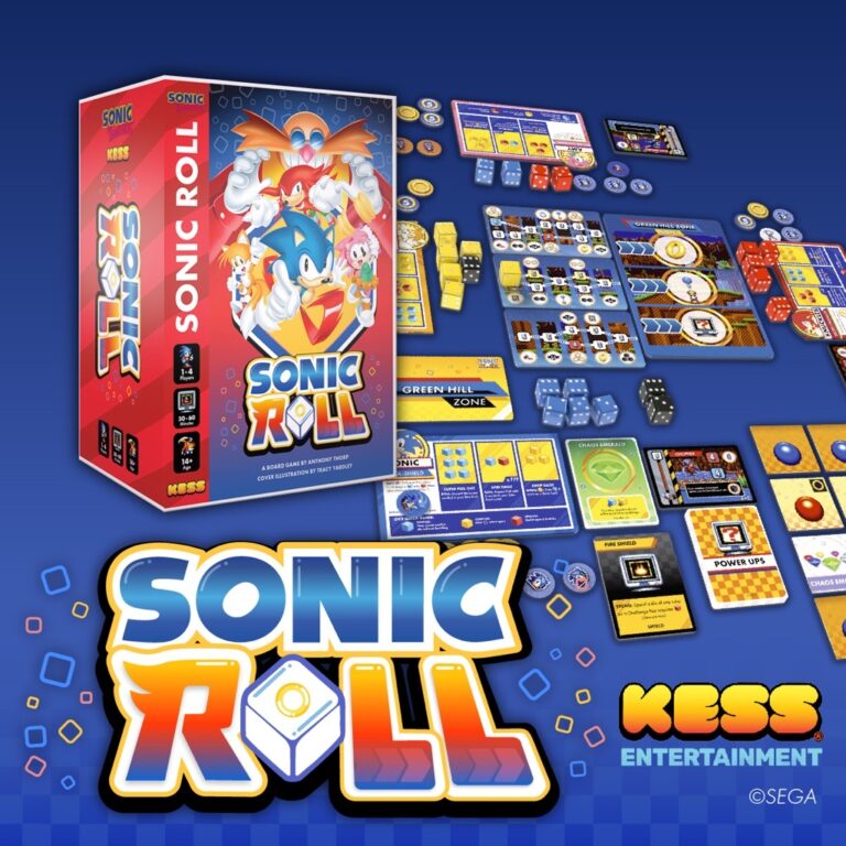 Kess Entertainment Announces Sonic Roll Board Game
