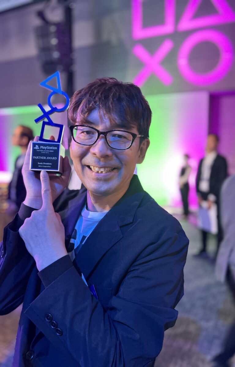 Sonic Frontiers Wins Partner Award at the Japan Asia PlayStation Partner Awards 2023