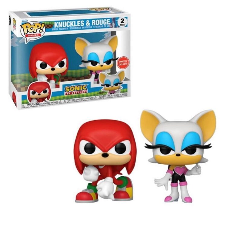 Gamestop Exclusive Knuckles and Rouge Funko Pops Revealed