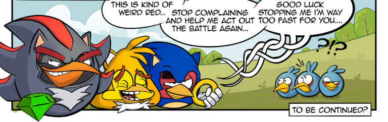 Official Angry Birds Social Media Accounts Release Second Part of Sonic Event Themed Webcomic