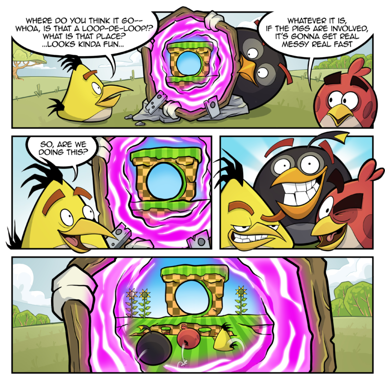 Read more about the article Official Angry Birds Social Media Accounts Release New Sonic Event Themed Webcomic
