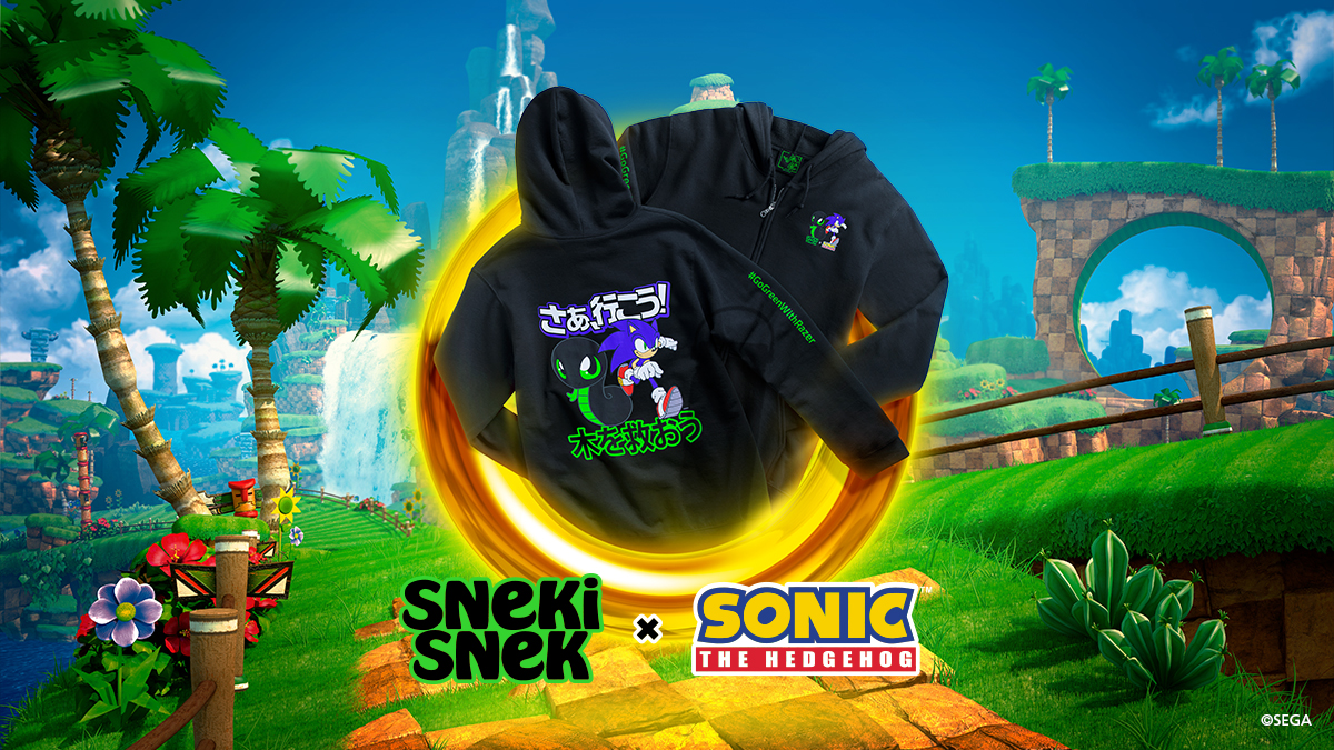 Razer Sneki Snek and Sonic the Hedgehog Speed Towards Conservation