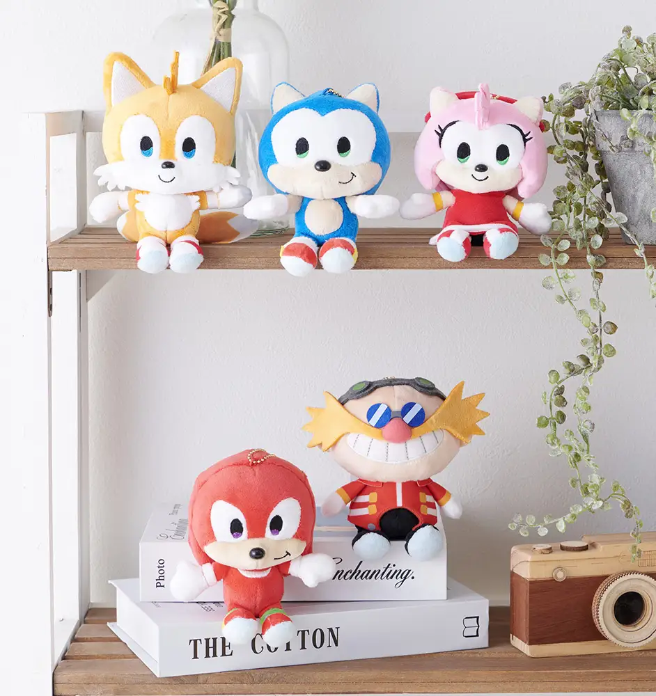 Peluche Sonic &amp; Friends SEGA Japan Limited 2024 &ndash; Edizione Da Collezione