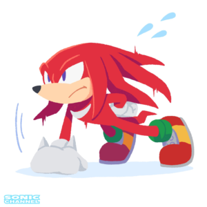 Read more about the article Sonic Channel Commemorative Illustration: Push-Ups with Knuckles