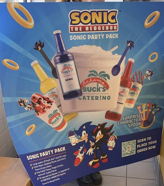 Read more about the article Sonic the Hedgehog to Collaborate With Bahama Buck’s