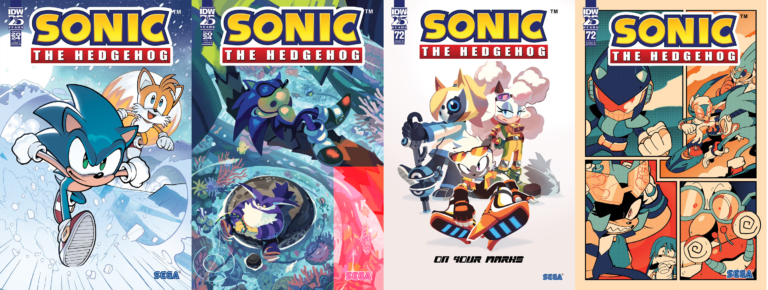 Read more about the article More IDW Sonic the Hedgehog Covers Revealed for Annual 2024 and Issue 72
