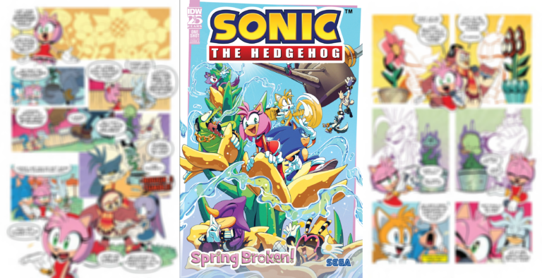 Read more about the article Three New Preview Pages for Sonic the Hedgehog: Spring Broken Released