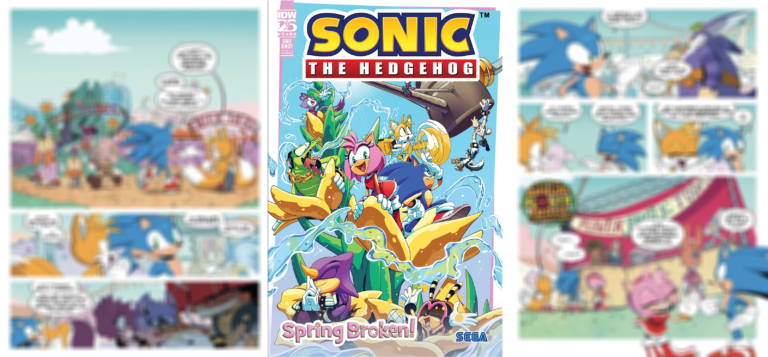 Read more about the article Previews for IDW Sonic the Hedgehog: Spring Broken Released