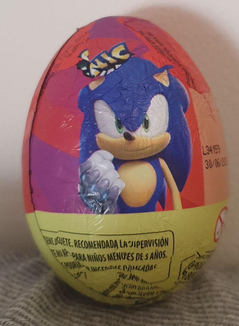 Sonic Prime Chocolate Eggs Now Available at Mercadona