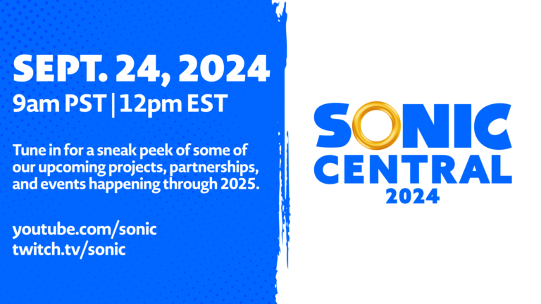 Read more about the article [Tune-in] SEGA Announces “Sonic Central” Virtual Event – Tuesday, September 24 at 12 PM ET / 9 AM PT 