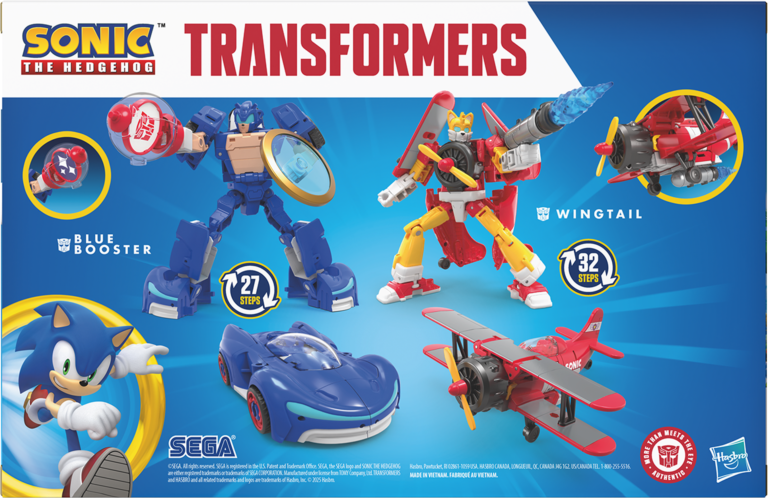 Read more about the article Sonic the Hedgehog X TRANSFORMERS Action Figures Announced