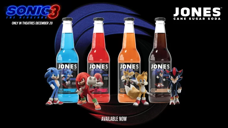 Read more about the article Jones Soda Co. Launches Sonic the Hedgehog 3-Themed Sodas