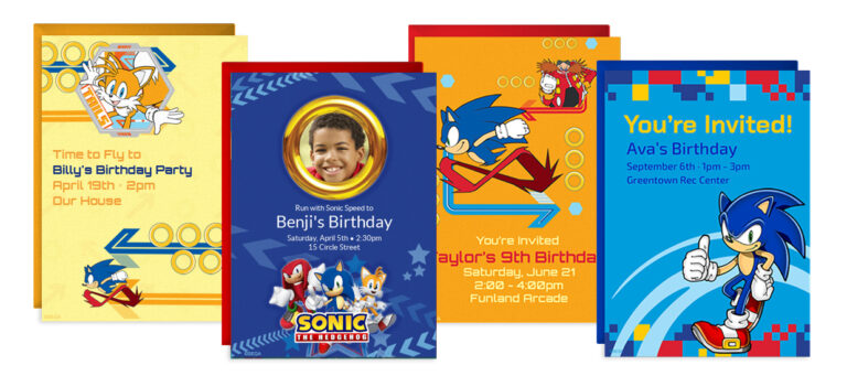 Read more about the article Sonic the Hedgehog Joins Punchbowl’s Lineup with New Digital Invitations and Greeting Cards