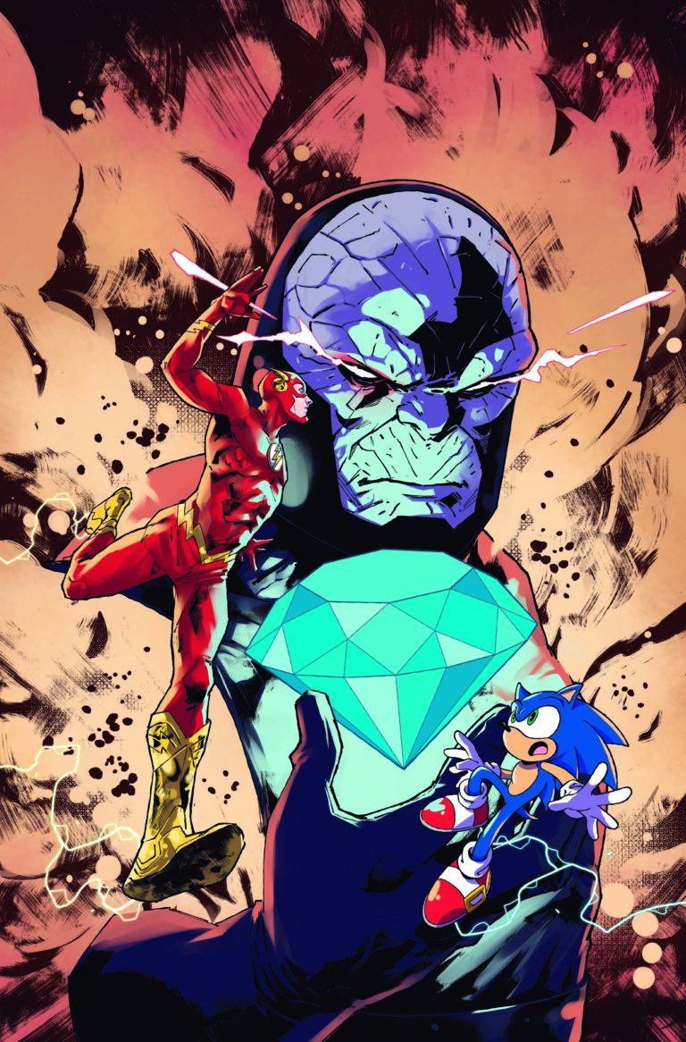 Read more about the article Sonic and The Flash Face Off Against Darkseid in DC x Sonic the Hedgehog #2 Preview