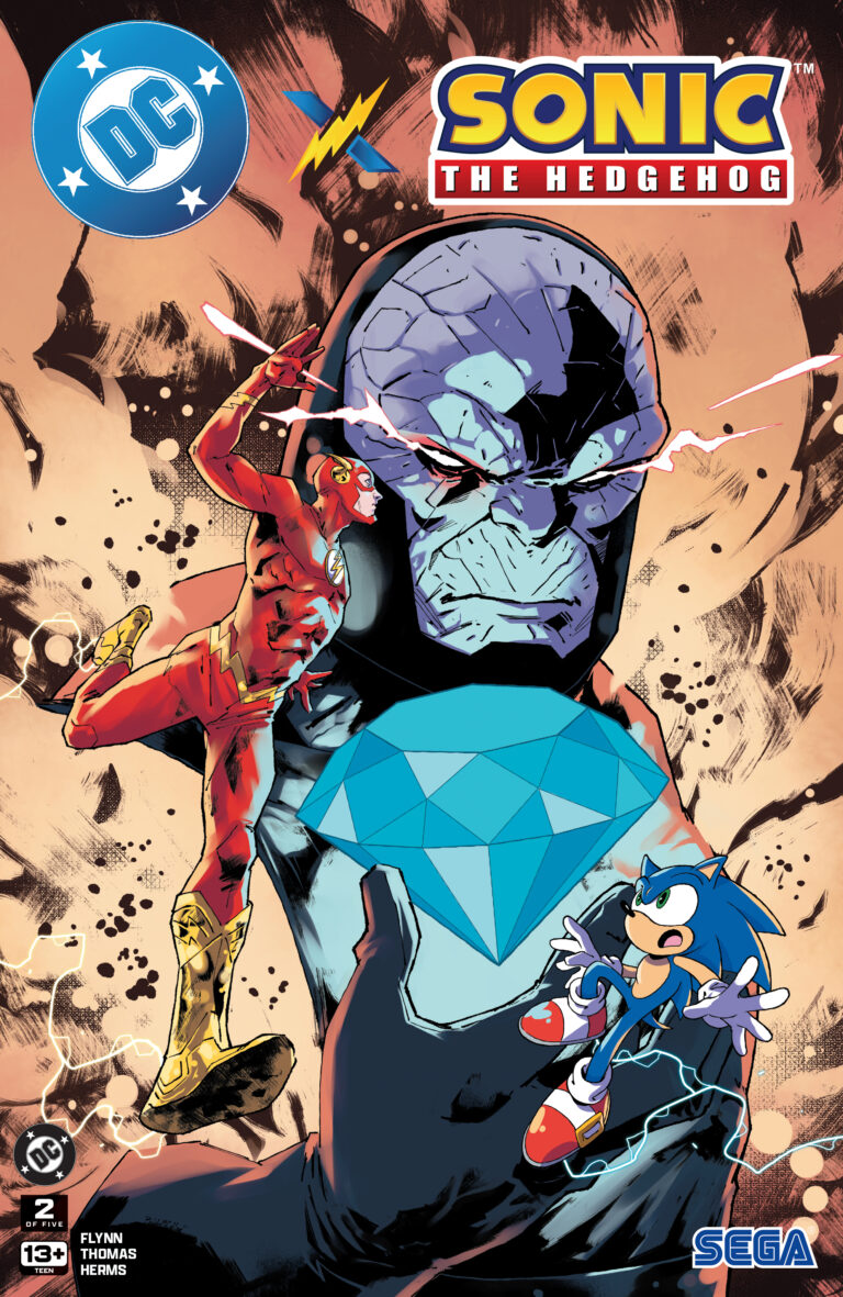 Read more about the article Darkseid Erases the Justice League in DC x Sonic the Hedgehog #2