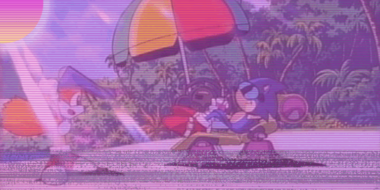 Read more about the article Sonic OVA Finds New Life in Vaporwave Revival