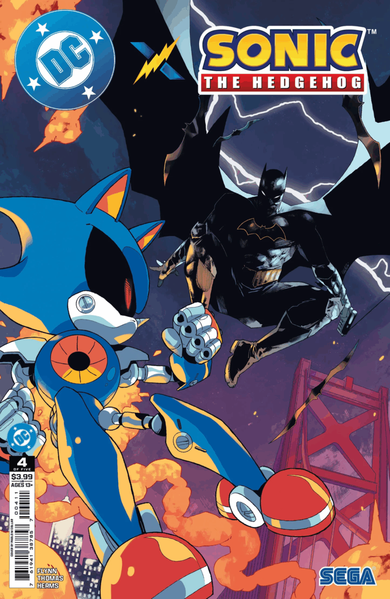 Read more about the article DC x Sonic the Hedgehog #4 Brings Blaze, Superman, and More Into Crossworld Chaos