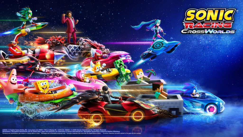 Sonic Racing: CrossWorlds Teams Up With Nickelodeon in Star-Studded Crossover