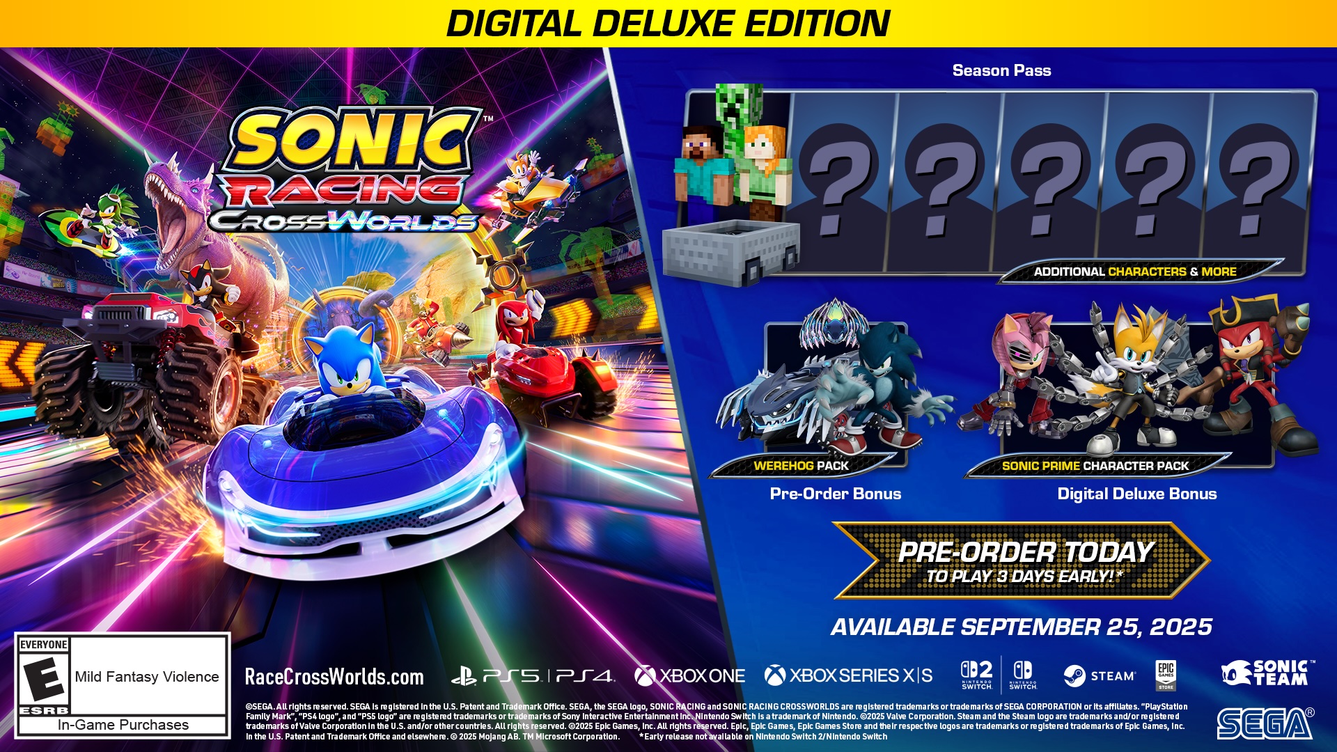 Sonic Racing: CrossWorlds to Receive Collector's Edition by