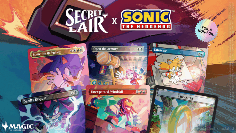Sonic x Magic: The Gathering Secret Lair Launches Today With Purchase Limits in Place
