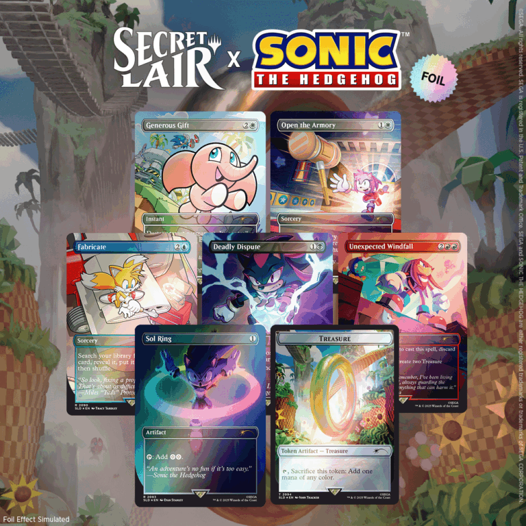 Scalpers Are Already Flipping Sonic x Magic: The Gathering Cards for Triple the Price