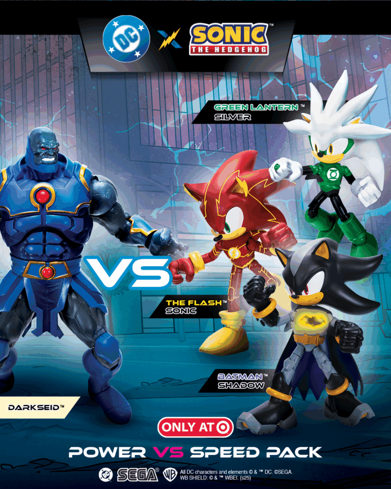 Read more about the article DC x Sonic the Hedgehog Toy Line Revealed, Exclusive to Target