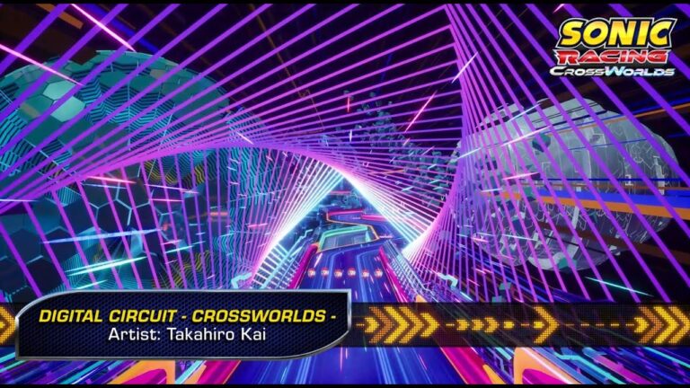 SEGA Reveals New “Digital Circuit” Track and Theme for Sonic Racing: CrossWorlds