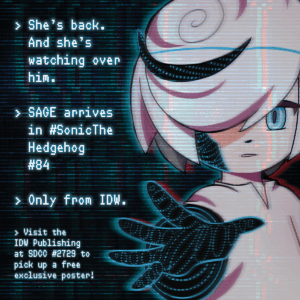 Sage to Officially Debut in Sonic the Hedgehog #84 in January 2026