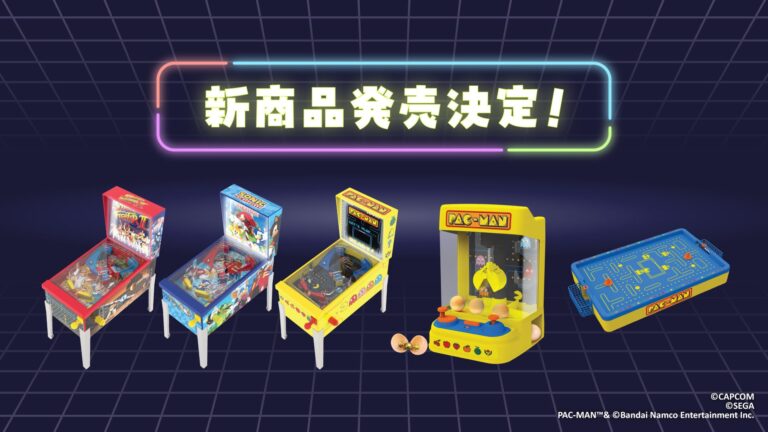 INFOLENS Unveils Sonic Mini Pinball and More Compact Arcade Collectibles for October