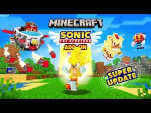 Super Sonic and Super Shadow Arrive in Minecraft Sonic Add-On Update